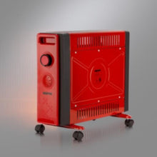 GEEPAS | Quartz Heater with 2 Heat Setting  750/1500W Red | GQH9109