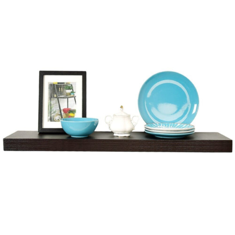 DANUBE | Grande Floating Wall Shelf - 90x23x3.8 cm - Walnut | 810300400068