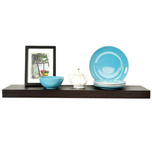 DANUBE | Grande Floating Wall Shelf - 60x23x3.8 cm - Walnut | 810300400067
