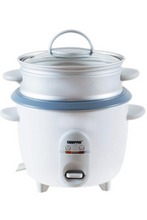 GEEPAS | Electric Rice Cooker With Cool Touch Handles 0.9Ltr 350W White | GRC1828
