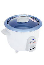 GEEPAS | Electric Rice Cooker With Cool Touch Handles 0.9Ltr 350W White | GRC1828