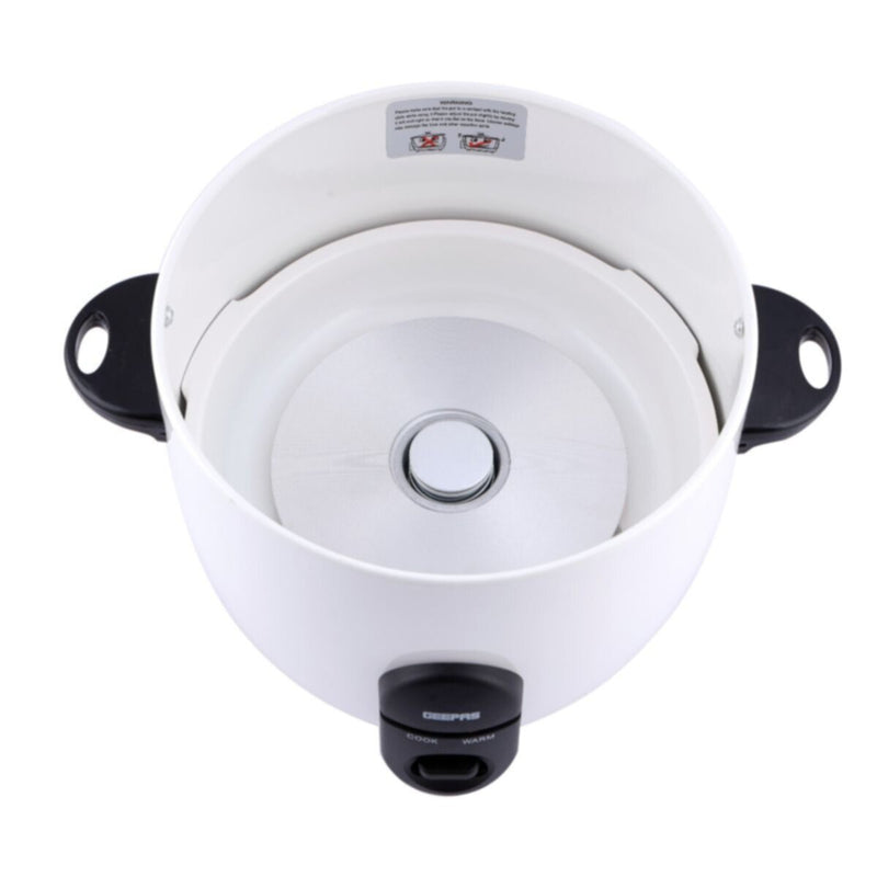 GEEPAS | 3-In-1 Automatic Rice Cooker 1.5Ltr 500W White | GRC35011