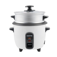 GEEPAS | Electric Rice Cooker 0.6Ltr 350W White | GRC4324