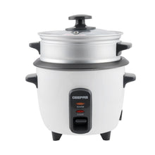 GEEPAS | Electric Rice Cooker 0.6Ltr 350W White | GRC4324