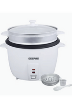 GEEPAS | Automatic Rice Cooker 2.8Ltr 1000W White/Black | GRC4327