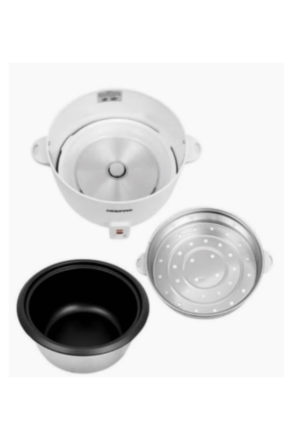 GEEPAS | Automatic Rice Cooker 2.8Ltr 1000W White/Black | GRC4327