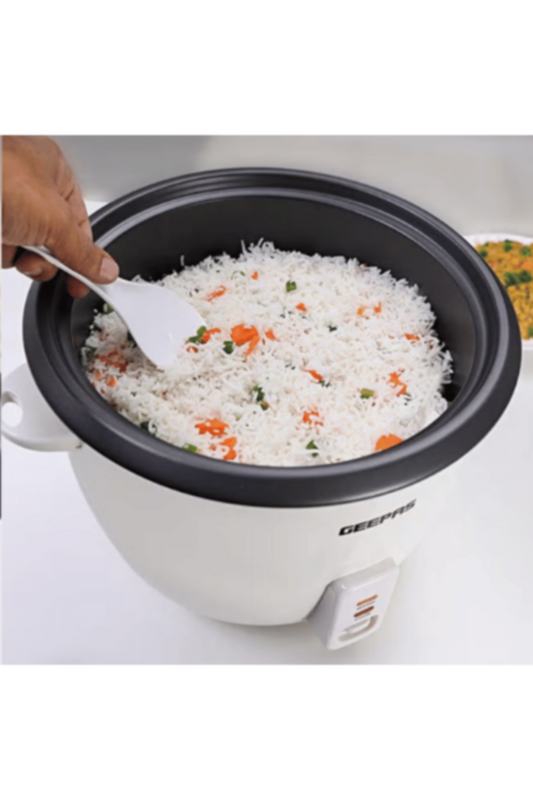 GEEPAS | Automatic Rice Cooker 2.8Ltr 1000W White/Black | GRC4327