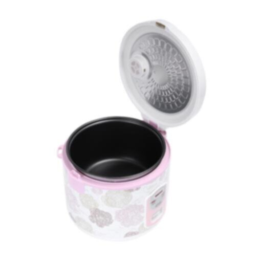 GEEPAS | Electric Rice Cooker 1.5L 500W White/Pink/Yellow | GRC4334
