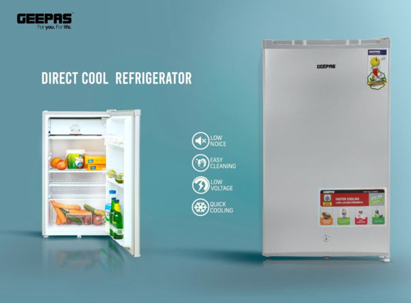 GEEPAS | 110L Single Door Defrost Refrigerator | GRF119SPE
