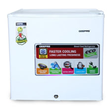 GEEPAS | 60L Mini Refrigerator Faster Cooling Door Lock & Key AC 220-240V 50Hz | GRF654WPEN