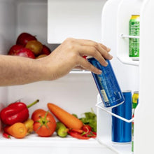 GEEPAS | 60L Mini Refrigerator Faster Cooling Door Lock & Key AC 220-240V 50Hz | GRF654WPEN