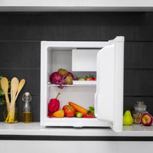 GEEPAS | 60L Mini Refrigerator Faster Cooling Door Lock & Key AC 220-240V 50Hz | GRF654WPEN