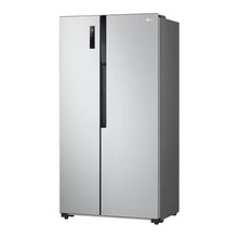 LG | GRFB587PQAM Side by Side Refrigerator, Total No Frost, Multi AirFlow, Touch LED Display, Smart Inverter Compressor Tempered Glass