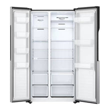 LG | GRFB587PQAM Side by Side Refrigerator, Total No Frost, Multi AirFlow, Touch LED Display, Smart Inverter Compressor Tempered Glass