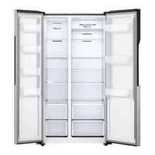 LG | GRFB587PQAM Side by Side Refrigerator, Total No Frost, Multi AirFlow, Touch LED Display, Smart Inverter Compressor Tempered Glass