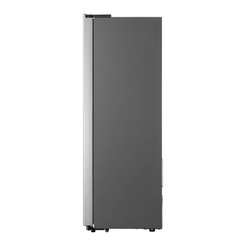 LG | GRFB587PQAM Side by Side Refrigerator, Total No Frost, Multi AirFlow, Touch LED Display, Smart Inverter Compressor Tempered Glass
