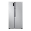 LG | GRFB587PQAM Side by Side Refrigerator, Total No Frost, Multi AirFlow, Touch LED Display, Smart Inverter Compressor Tempered Glass