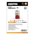 GEEPAS | Electric Ceramic Heater with 2 Level Heating Power 2000W Red | GRH28506