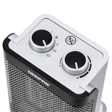 GEEPAS | PTC Fan Heater Ceramic Heating Element 2 Heat Settings 1000/1500W | GRH28529
