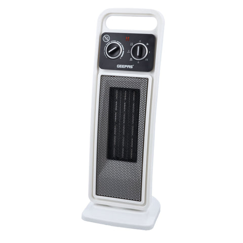 GEEPAS | PTC Fan Heater Ceramic Heating Element 2 Heat Settings 1400/2000W | GRH28530