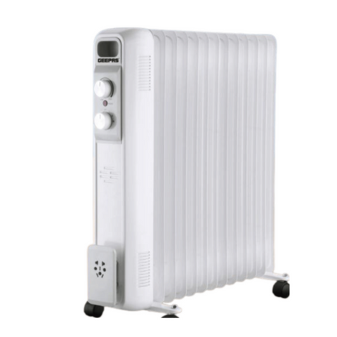 GEEPAS | 13Fin Oil Filed Radiator Heater 2600W | GRH28562