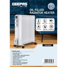 GEEPAS | 13Fin Oil Filed Radiator Heater 2600W | GRH28562