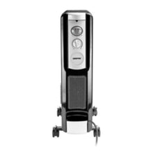GEEPAS | 11 Fins Oil Filled Radiator Heater With Fan 2400W - 3 Speed Adjustable Thermostat Black | GRH9101