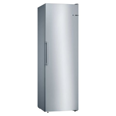 BOSCH | Series 4 Free-Standing Upright Freezer 186x60 cm Stainless Steel Silver | GSN36VL3PG