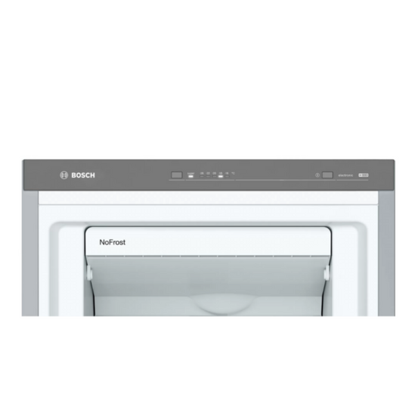 BOSCH | Series 4 Free-Standing Upright Freezer 186x60 cm Stainless Steel Silver | GSN36VL3PG