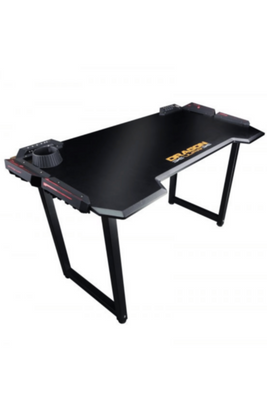 DRAGONWAR | Pro-Gaming Desk RGB Light Effect 115cm Black | GT-005