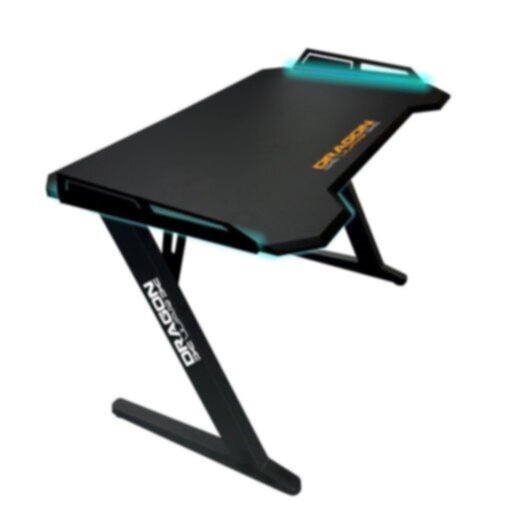 DRAGONWAR | Pro-Gaming Desk-RGB Light Effect Black | GT-006-V2