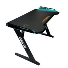DRAGONWAR | Pro-Gaming Desk-RGB Light Effect + Wireless Phone Charger Black | GT-006-V3