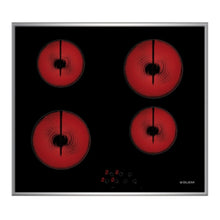 GLEM GAS | Ceramic Electric Glass Hobs 4 Zones 60Cm | GTH64TCIXN