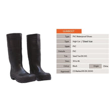 BREAKER | Gumboot with Steel Toe Safety Shoe