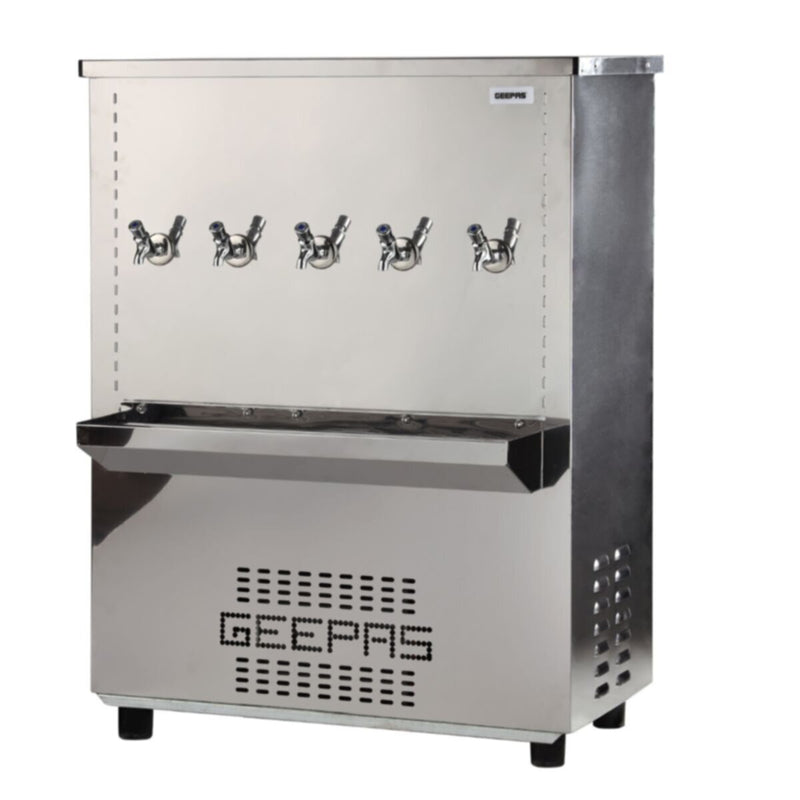 GEEPAS | Stainless Steel Water Cooler 100 GLN 5 Tap | GWCL1154