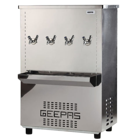 GEEPAS | Stainless Steel Water Cooler 85 GLN 4 Tap | GWCL8842