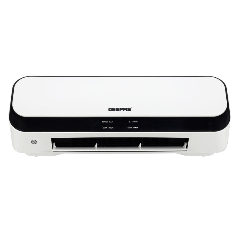 GEEPAS | PTC Ceramic Wall Heater LED Temperature Control 8 Hours Timer 2000W | GWH28519