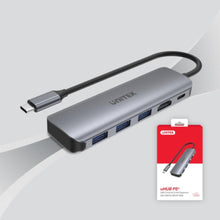 UNITEK | 5-in-1 USB3.1 Type-C Hub Space Grey | H1107E