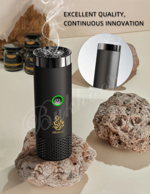 CRONY | B20 Better Comb Bukhoor Oud Upright Comb Electric Bakhoor Luxury Incense Burner Black