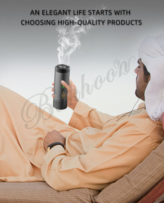 CRONY | B20 Better Comb Bukhoor Oud Upright Comb Electric Bakhoor Luxury Incense Burner Black