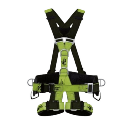 DELTAPLUS | Fall Arrester Harness Hevo Pro For Rope Access - 5 Anchorage Points Yellow-Black | HAR25TC