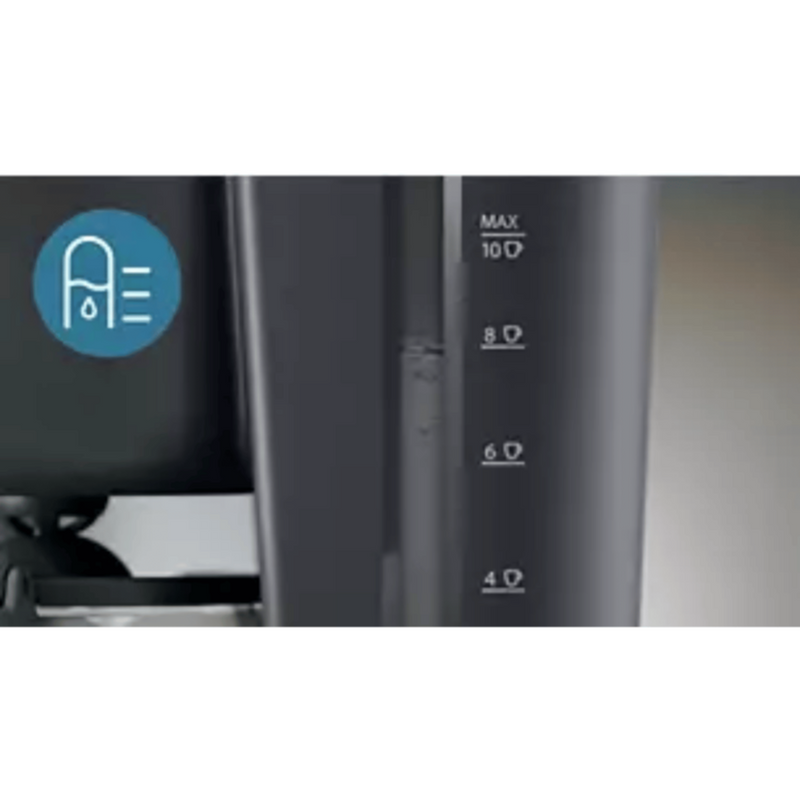 PHILIPS | 1000 Series Drip Coffee Maker 1.2L Upto 10 Cups Black | HD7430/90