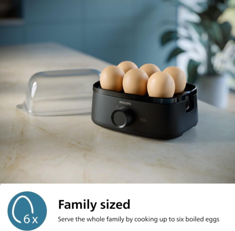 PHILIPS | Egg Cooker Deep Black | HD9137/91