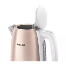 PHILIPS | 1.7Ltrs Kettle Entry Metal Kettle Plastic Lid Rose Gold | HD9350/96