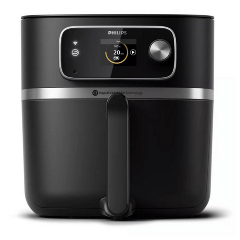 PHILIPS | 7000 Series Combi XXL Connected Air Fryer 8.3 Liters Black | HD9880/92