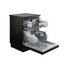 HITACHI | Freestanding Dishwasher, 15 Place Settings, 8 Programs, 9.5L WC Glass Black | HDF-F158CVGB