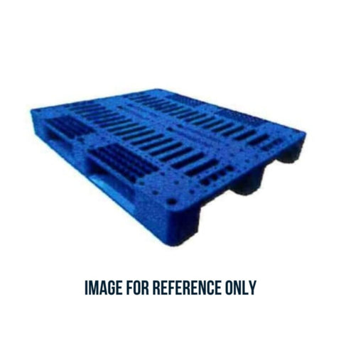 Heavy Duty Plastic Pallet Dark Blue 120x100x15 Cm