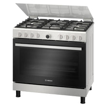 BOSCH | Serie 2 90cm Gas Range Cooker Stainless Steel | HGV1D0V50M