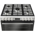 BOSCH | Serie 6 90cm Gas Range Cooker Stainless Steel | HGW3ASQ50M