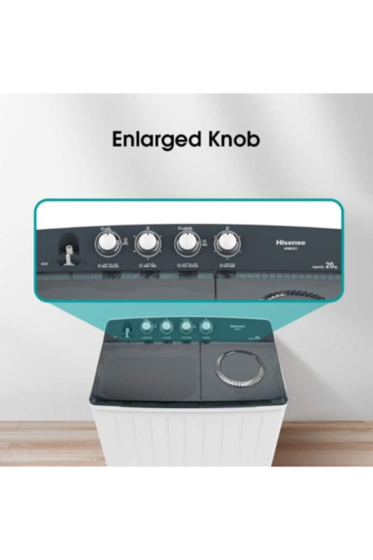HISENSE | Twin Tub Washing Machine 20Kg | TE0196615